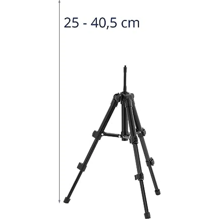 Steinberg Systems SBS-TRIPOD-102 Stativ 248-404 mm Gewinde 1/4" Tripod Universalstativ, Fotokamera, Videokamera, Kreuzlinienlaser, Handy Stativ – Bild 3
