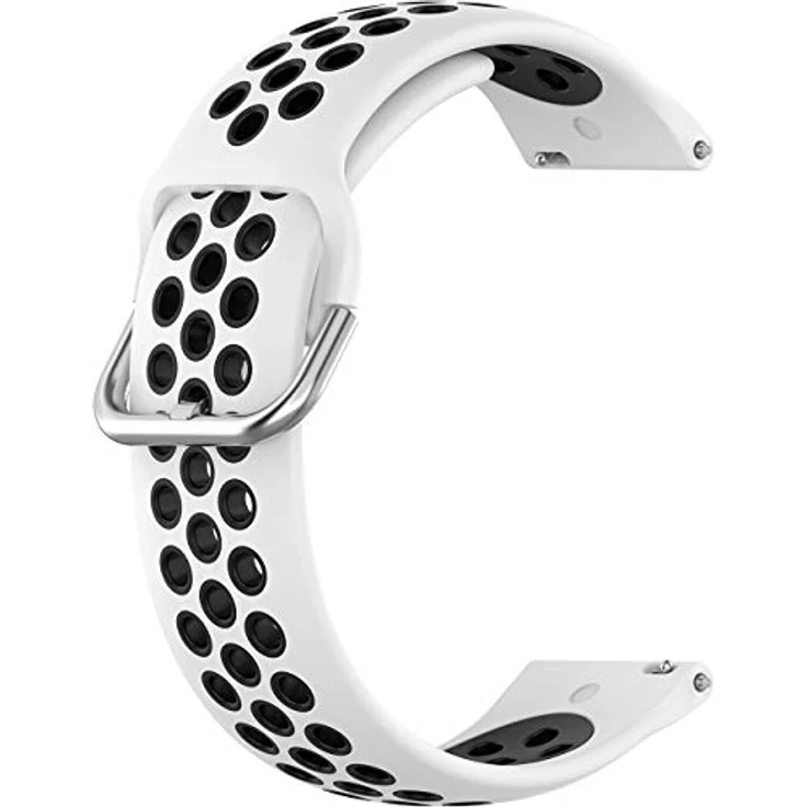 Shieranlee Soft Silicone Watch Strap, 22mm Armband kompatibel mit Huawei Watch GT2 PRO, YAMAY SW022, Imilab KW66, Haylou RT LS05S, OnePlus, Quick-Release – Bild 4