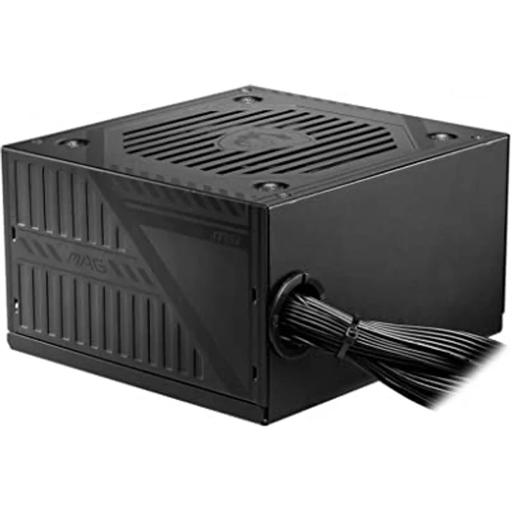 MSI MAG A600DN ATX PC-Netzteil, 600 Watt, nicht-modular, 80 Plus, schwarz – Bild 1