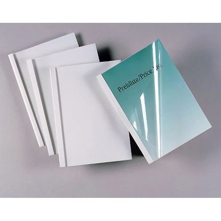 GBC ThermaBind Standard, Thermobindemappen mit PVC-Vorderseite für bis zu 440 Blatt, seidenmatt weiß – Bild 3