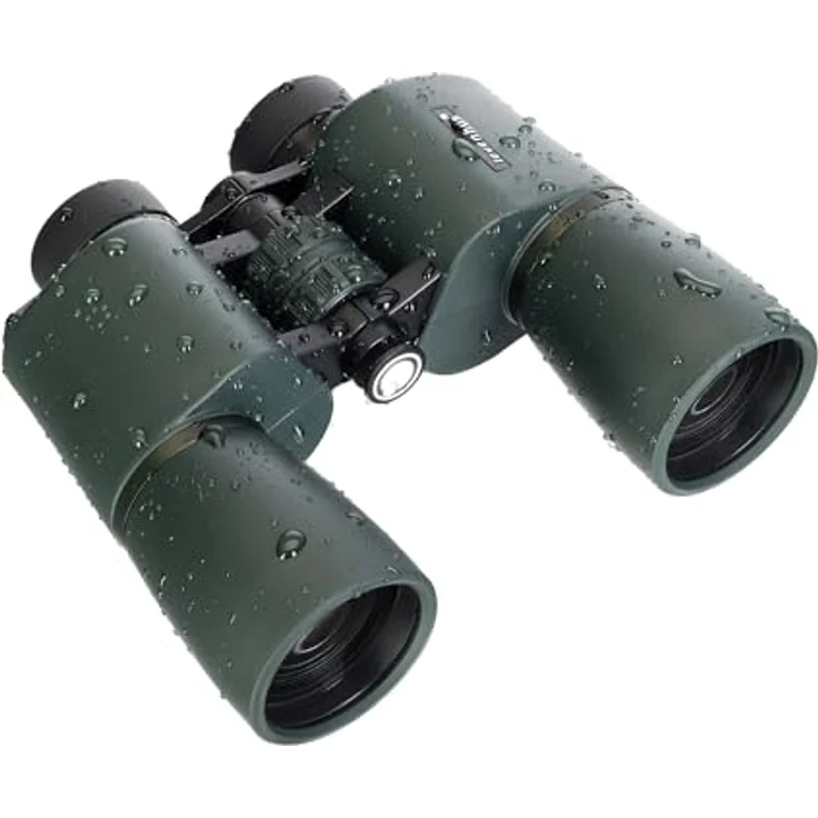Levenhuk New Sherman PRO 12x50, wasserdichtes Fernglas mit 12-facher Vergrößerung und BaK4-Optik, olivgrün/schwarz – Bild 5