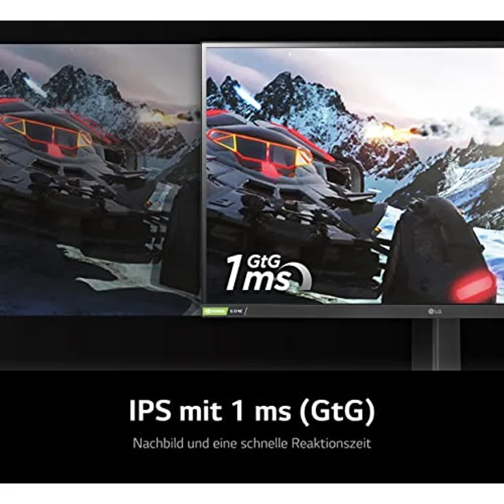 LG Electronics 27GP850P-B Ultragear™ Gaming Monitor 27'' (68cm), QHD, Nano IPS, HDR400, 1ms GtG, Min. 60 Hz, NVIDIA G-Sync™, AMD FreeSync™- Schwarz – Bild 3