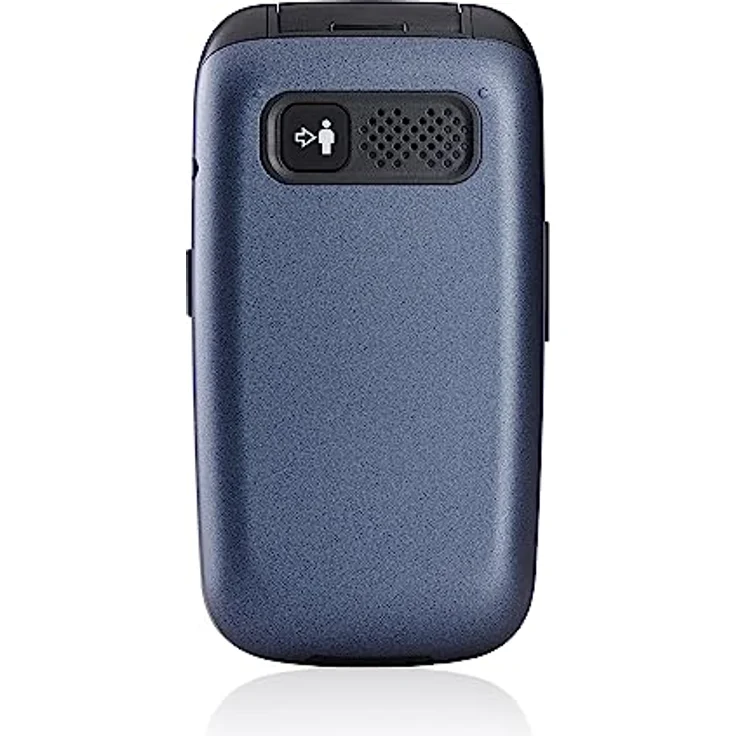 Panasonic KX-TU550EXC 4G Essentials Clamshell Handy für Senioren, 1,2 MP Kamera, Seniorentelefon mit großem 2,8 Zoll Display, 300 Stunden Standby-Zeit, Blau – Bild 3