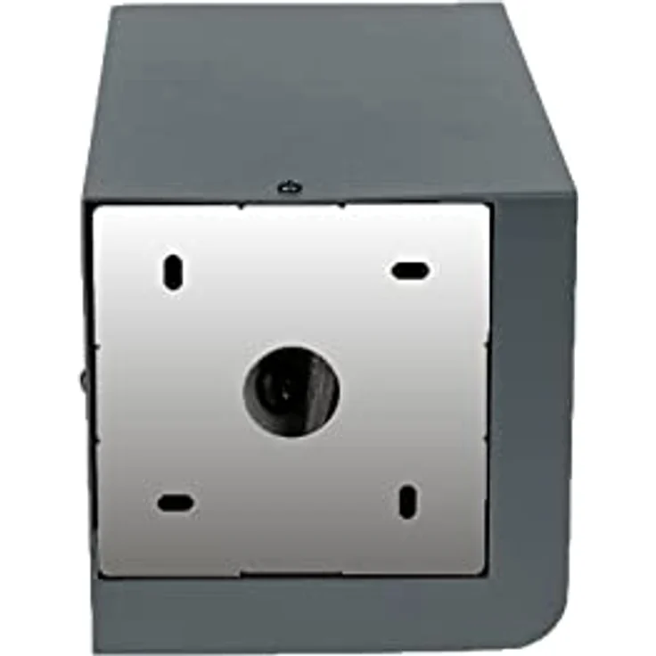 Grafner Gartensteckdose Steckdosensäule anthrazit mit Dämmerungssensor und Edelstahl – Bild 5