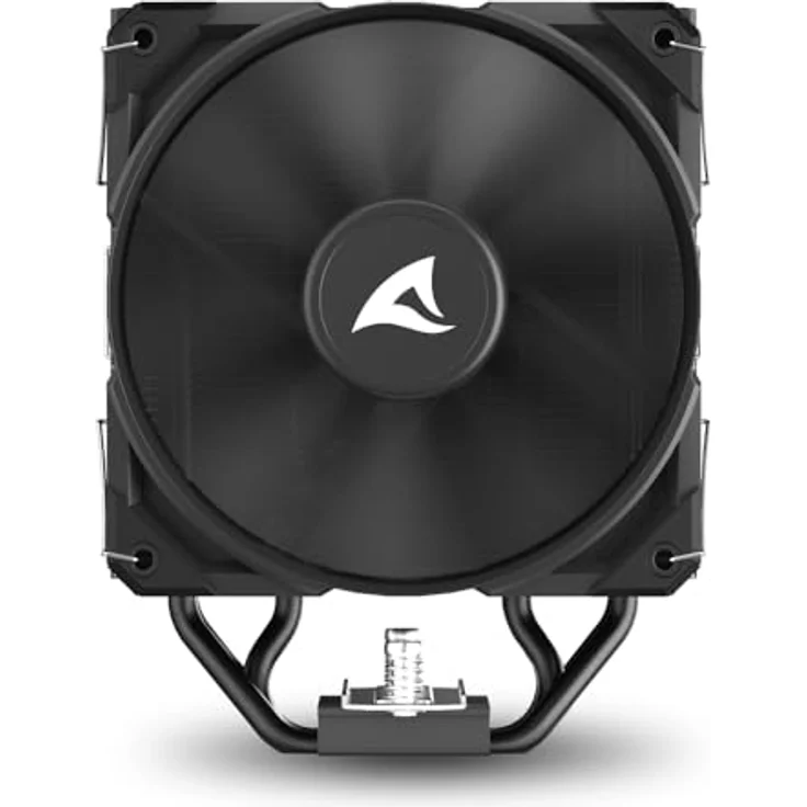 Sharkoon A40 Black Air Cooler, CPU Kühler mit 120 mm Lüfter, 230 W TDP, Schwarz – Bild 6