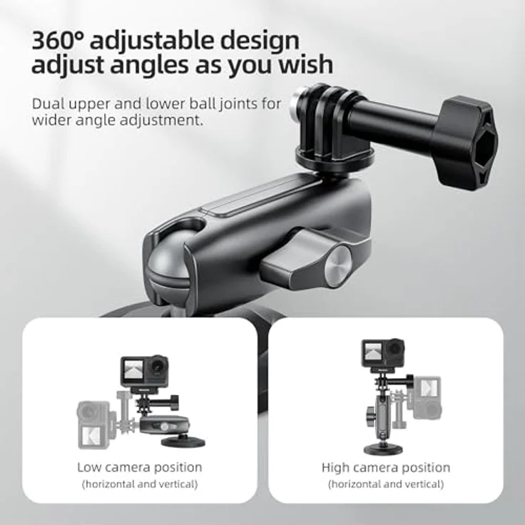 TELESIN CMM-001 Magnetic Mount, flexibler Halter für Actioncams, robust und leicht – Bild 3