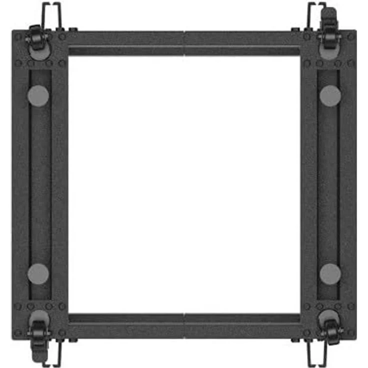 Lanberg Netzwerkschrank OR01-6109-B, Rack 9U freistehendes Gestell mit 600 kg Tragfähigkeit, schwarz – Bild 2