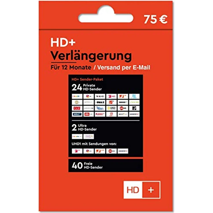 HD+ Plus extension 12 months for all cards HD01,02,03,04,05 – Bild 1