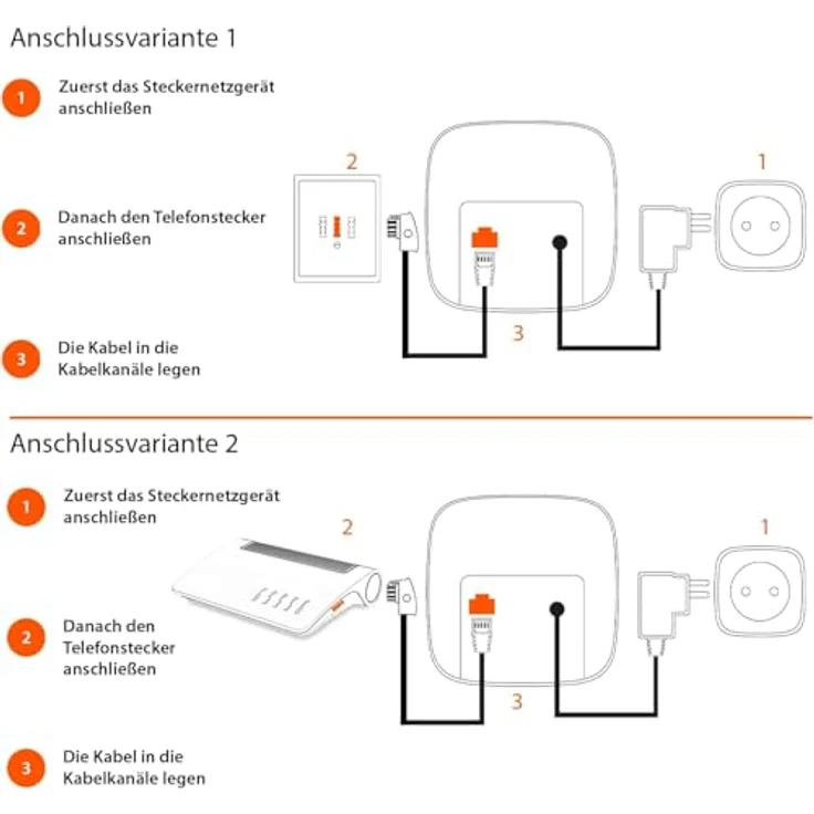 Gigaset AS690 - Schnurlostelefon ohne Anrufbeantworter - DECT-Telefon mit Freisprechfunktion, großes Display, große Tasten - Festnetztelefon, weiß - Preisvergleich – Bild 3