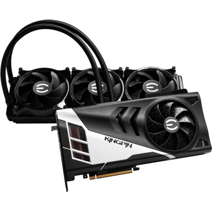 EVGA GeForce RTX 3090 Ti K|NGP|N HYBRID GAMING, 24G-P5-4998-KR, 24GB GDDR6X, iCX3, HYBRID Cooler, OLED Display, Backplate, Free eLeash – Bild 2