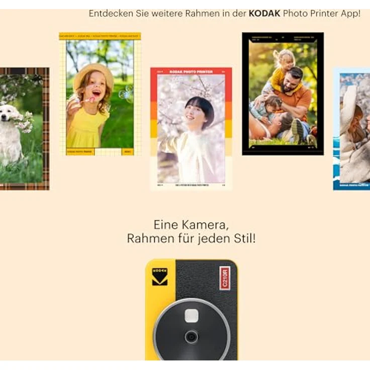 Kodak MINI 2 RETRO P210RB60 PORTABLE U'INSTANT PHOTO PRINTER BUNDLE 2.1X3.4 BLACK, Netzwerkkamera, Schwarz – Bild 6