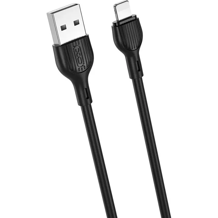 XO NB200, Aufladekabel mit MicroUSB-Anschluss, 2m flexibles Silikon-Kabel