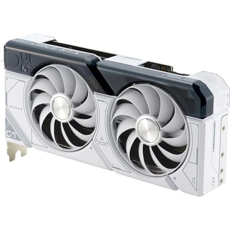 ASUS Dual GeForce RTX 4070 SUPER White OC Edition 12GB GDDR6X Gaming Grafikkarte (Nvidia GeForce RTX4070 DLSS 3, PCIe 4.0, 1x HDMI 2.1a, 3x DisplayPort 1.4a, DUAL-RTX4070S-O12G-WHITE, weiß) – Bild 5