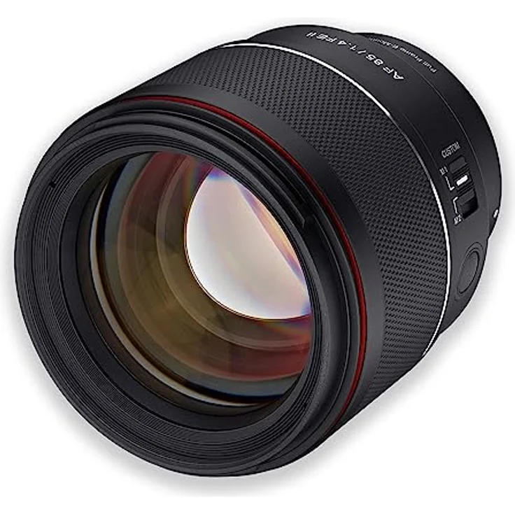 Samyang AF 85mm F1,4 II FE für Sony E – Autofokus Vollformat & APS-C Portait Festbrennweite für spiegellose Systemkameras Alu Gehäuse Wetterschutz Objektiv – Bild 1