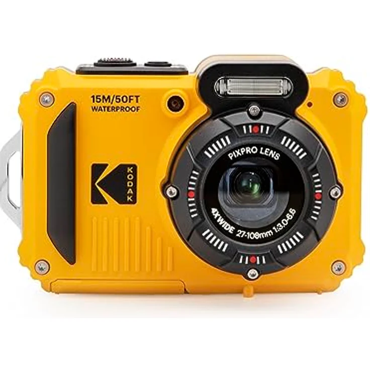 Kodak Pixpro WPZ2 Wasserdichte Kamera, + 2 Ersatzakkus Kompaktkamera, Stoßfest, staubdicht, 1080p HD Videos, Wi-Fi® - Blau – Bild 2