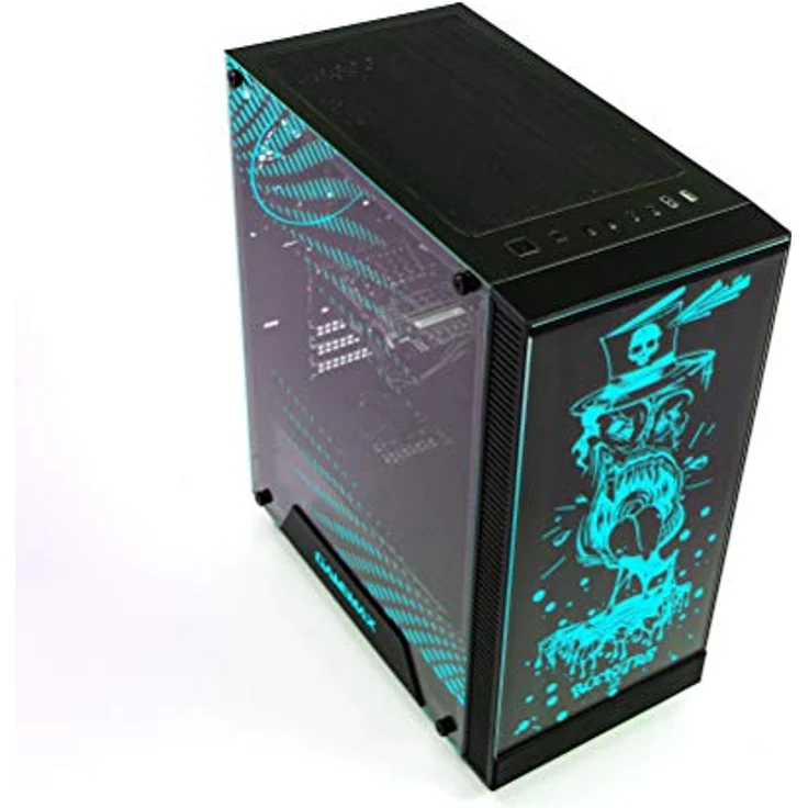 Hyrican Rockstar 6735 Ryzen 5 5600G 16GB 1TB SSD Radeon Graphics Desktop-PC, ARGB-Beleuchtung Front, WLAN AC, Windows 11 Home, schwarz – Bild 4