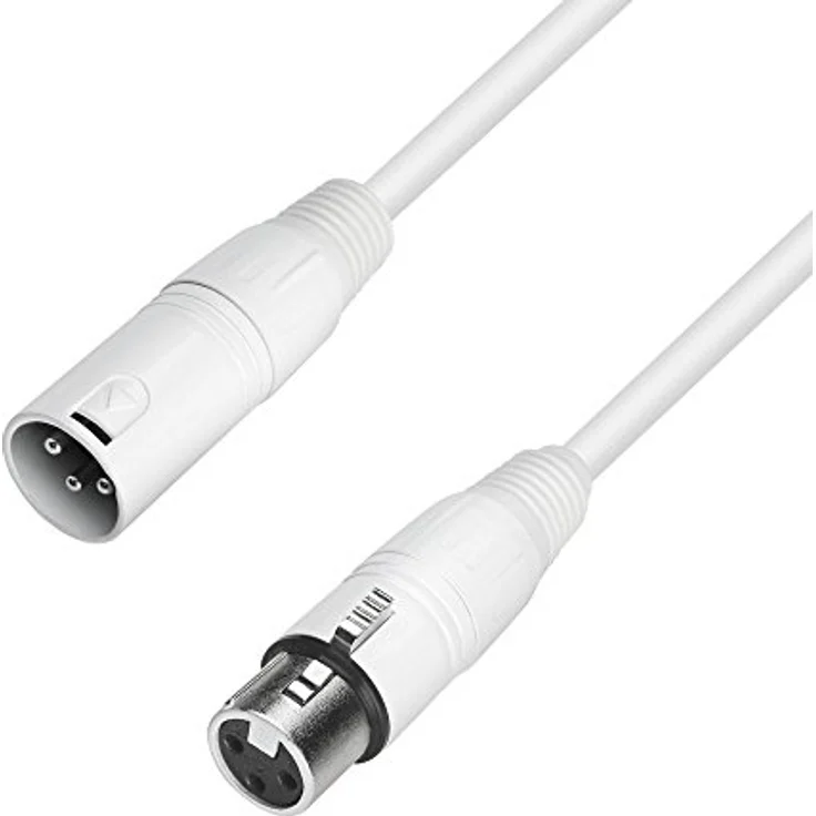Adam Hall Cables 4 STAR MMF 500 SNOW Mikrofonkabel XLR Female auf XLR Male | 5 m