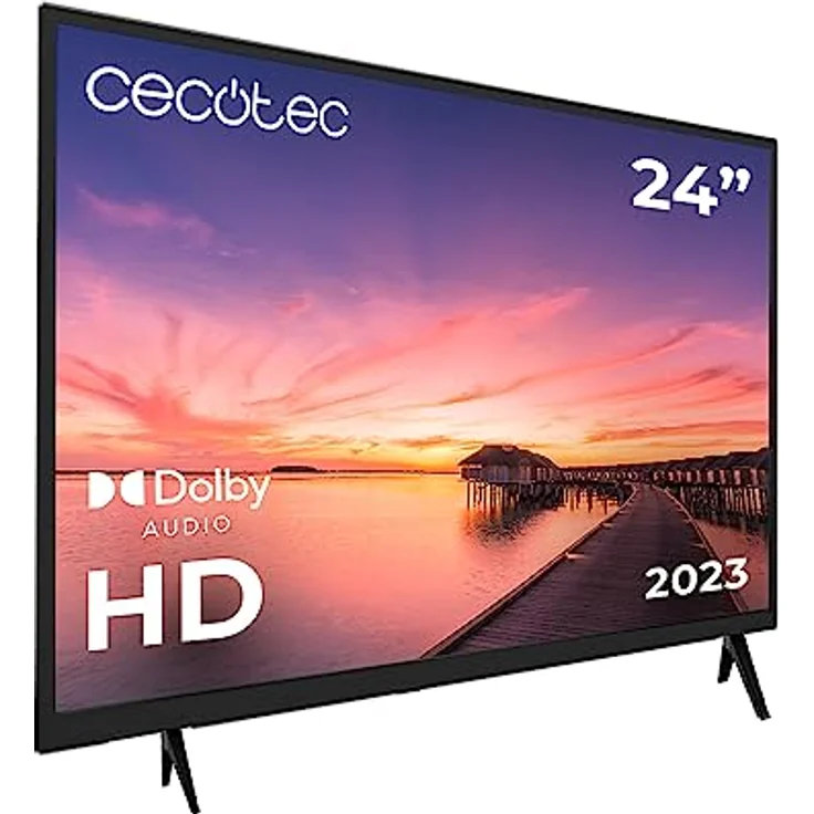 Cecotec TV 0 Series 0024, 24 Zoll Fernseher mit HD Auflösung, Dolby-System, Fernbedienung, HDMI/USB-Anschluss, DVB-T/T2/C/S/S/S2-Decoders – Bild 1