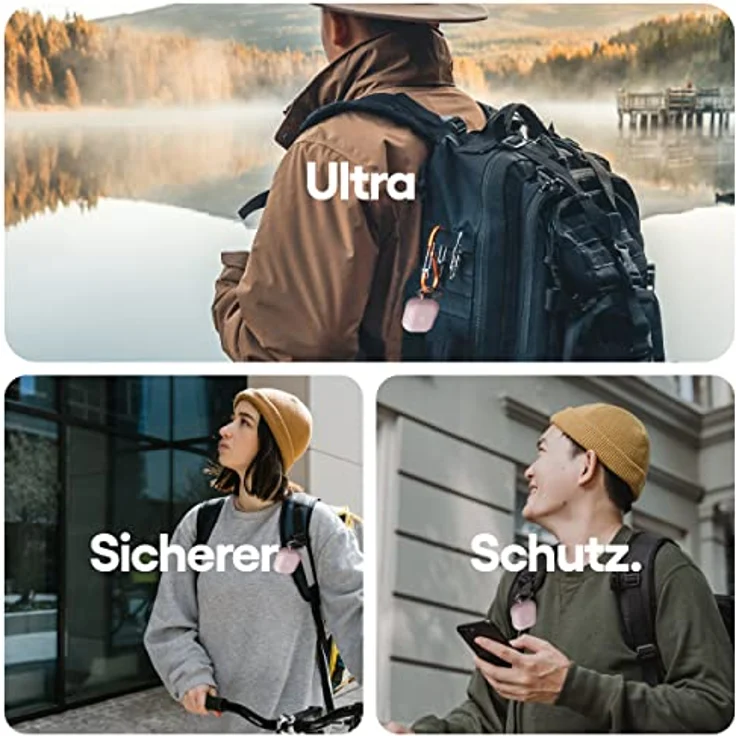 KeyBudz Kopfhörer-Schutzhülle Hybrid Shell für AirPods 3, stoßfest, kratzfest, rosa – Bild 3
