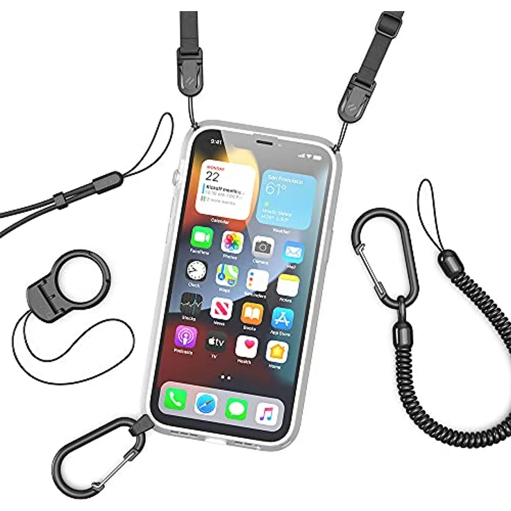 Catalyst Influence Case für Apple iPhone 13 Pro Max, transparente Smartphone Hülle mit Fallschutz und Drehknopf-Schaltung – Bild 8