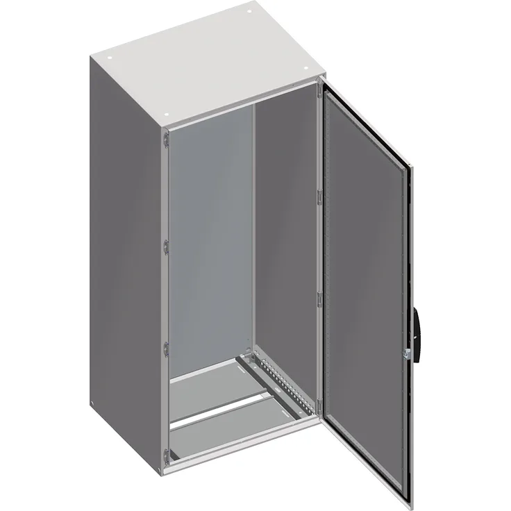 Schneider Electric Spacial SM-Monobloc-Standschrank mit NSYSM20630P, Serverschrank, Grau