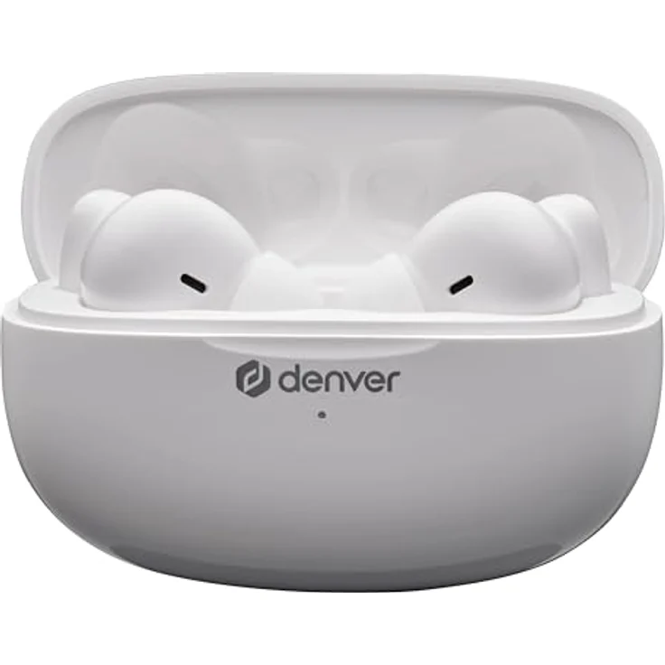 Denver TWE-49ENC TW BT Earbuds weiß, Kopfhörer mit aktiver Geräuschunterdrückung und 6.50 Stunden Akkulaufzeit – Bild 4
