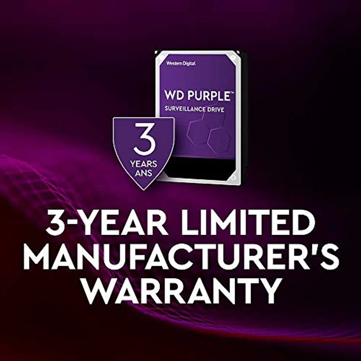 WD Purple Surveillance Hard Drive WD30PURZ - Festplatte - 3 TB - intern - 3.5 Zoll (8.9 cm) - SATA 6Gb/s - 5400 rpm - Puffer: 64 MB (WD30PURZ) – Bild 8