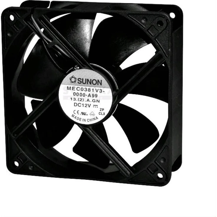 Sunon MEC0382V1-A99 Axiallüfter 24 V/DC, 234.4 m³/h, 120 x 120 x 38 mm, Gehäuselüfter
