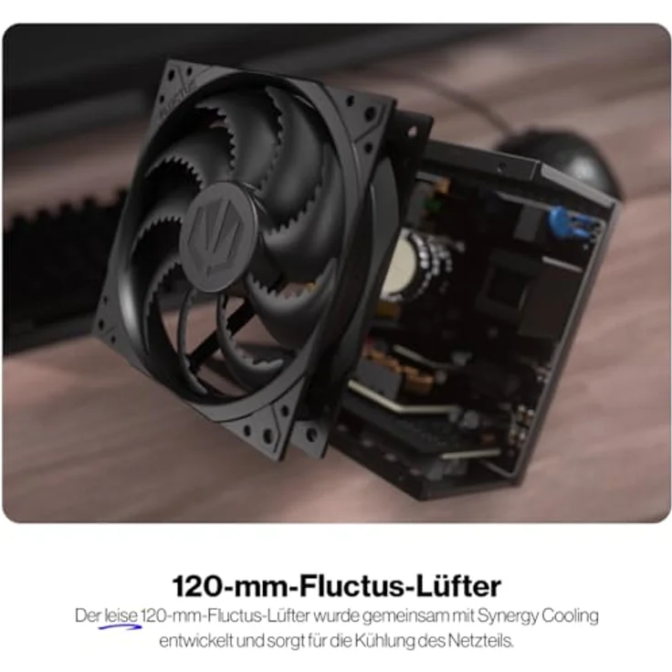 ENDORFY Supremo FM6 Gold 1000W, ATX 3.1 PC Netzteil, 80 Plus® Gold-Zertifizierung, Leiser Betrieb, Fluctus Lüfter mit FDB-Lager, 100% japanische Kondensatoren, Vollmodulares Kabelmanagement – Bild 6