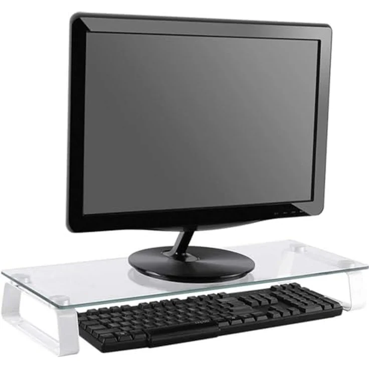 LogiLink BP0027 TV-Halterung Ständer Zubehör: Monitorerhöhung/-tisch aus Glas (Dicke: 5mm), max. Belastung 20kg – Bild 5
