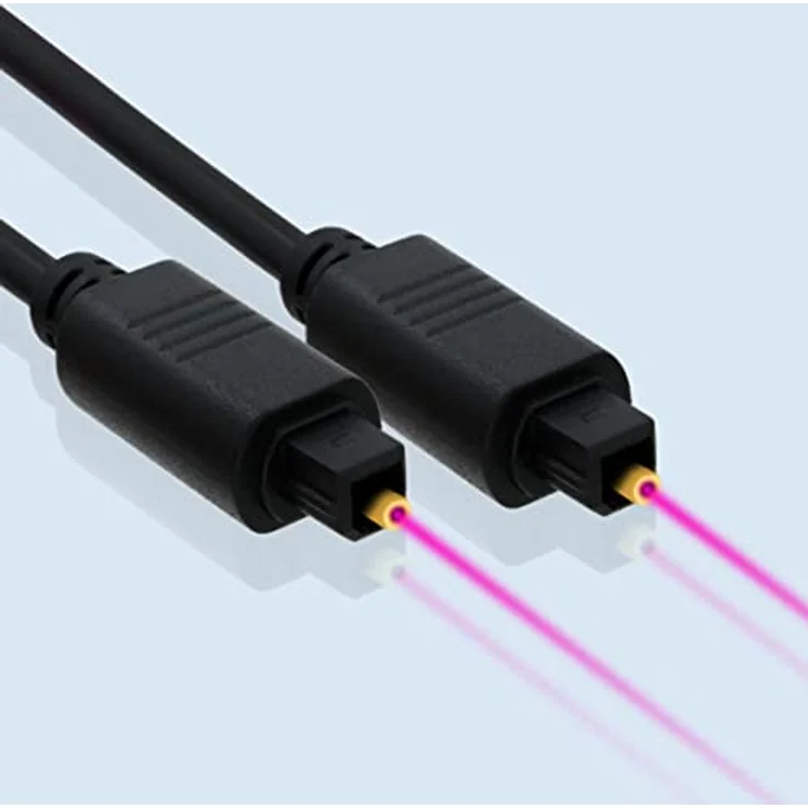 BIGtec 2m Toslink optisches Audio Kabel Lichtwellenleiter LWL 5mm – Bild 7