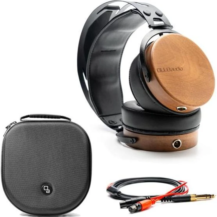 OLLO Audio Kopfhörer R1 1.0, geschlossene Bauweise für Studioanwendungen, U-förmiger Frequenzgang, hoher Tragekomfort, drehbare Ohrmuscheln, transportfreundliches Case