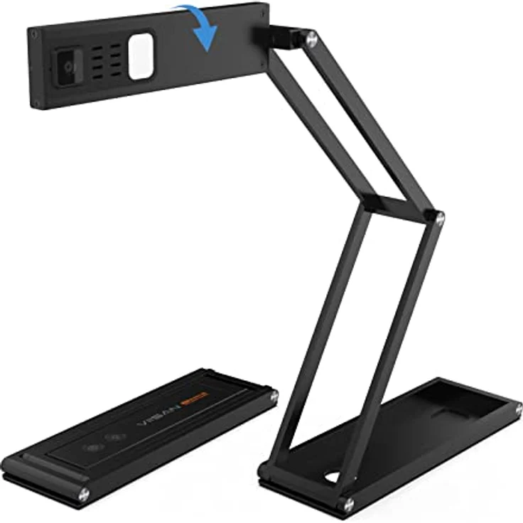 VIISAN P4U USB-Dokumentenkamera, 4K Auflösung, 13MP Sensor, 60fps, Autofokus, 3X Zoom, Mikrofon & LED – Bild 2