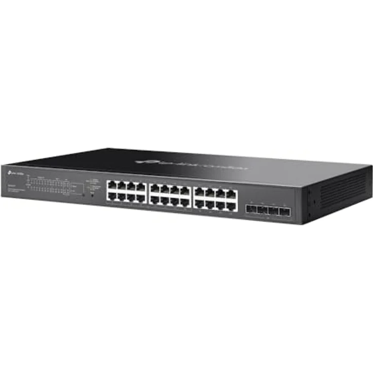 TP-Link TL-SG2428LP Omada 28-Port Gigb. Smart Switch lüfterlos - Switch, 150 W PoE-Budget, Cloud-Management, statisches Routing – Bild 3
