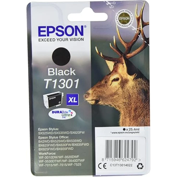 Epson T130140 Stylus SX525WD-SX620FW XL Inkjet-Tintenpatrone Original – Bild 2