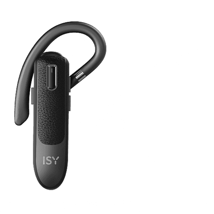 ISY IBO-2000, In-ear Bluetooth Headset, 20 Stunden Akkulaufzeit, Schwarz