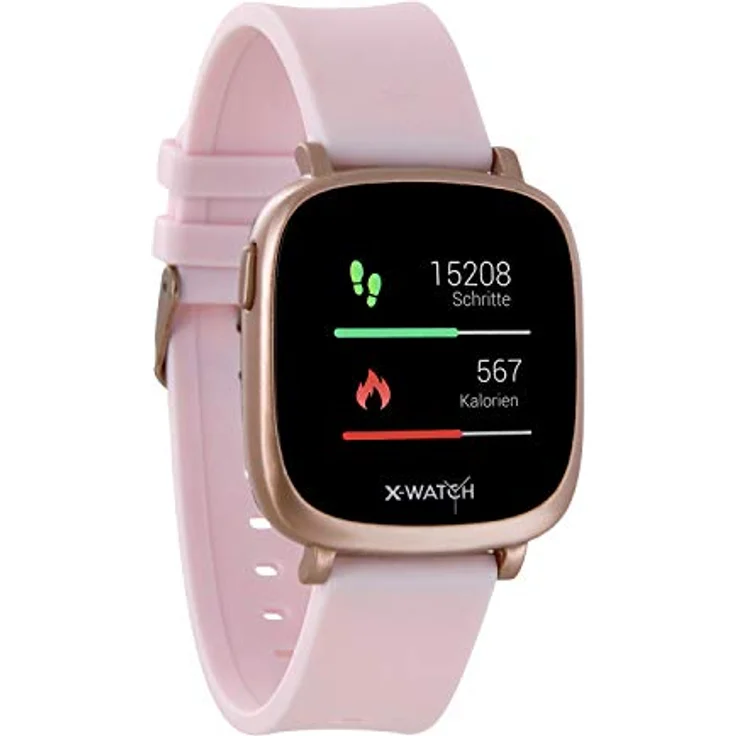 X-WATCH xlyne IVE XW FIT Smartwatch Damen, 40mm, Rosa – Bild 11