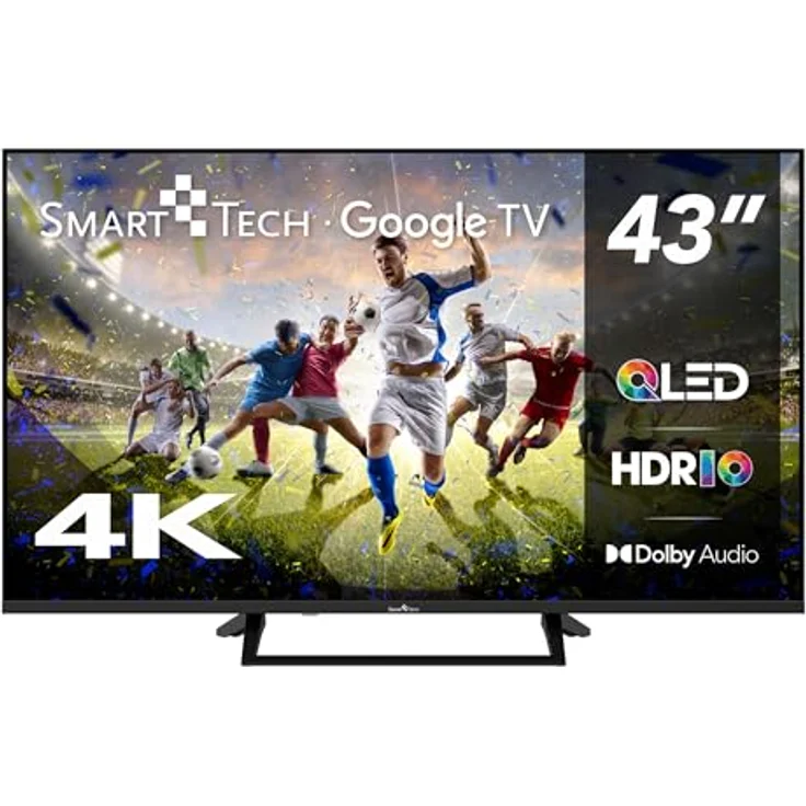 Smart Tech QLED Fernseher 43QG06V, 43 Zoll 4K UHD Smart TV mit Google TV, HDR10, Bluetooth und Triple-Tuner – Bild 5