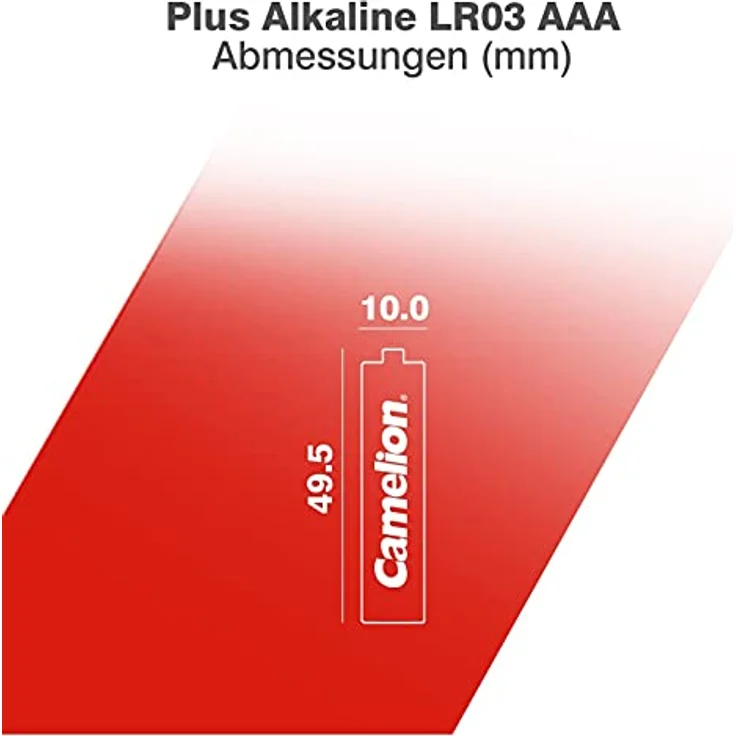 Camelion 11102403 Plus Alkaline Batterie LR03, Micro, AAA, 24er-Pack – Bild 5
