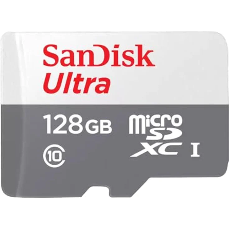 SanDisk Ultra microSDXC 128GB, Class 10, UHS-I, 100MB/s, Weiß/Grau – Bild 2