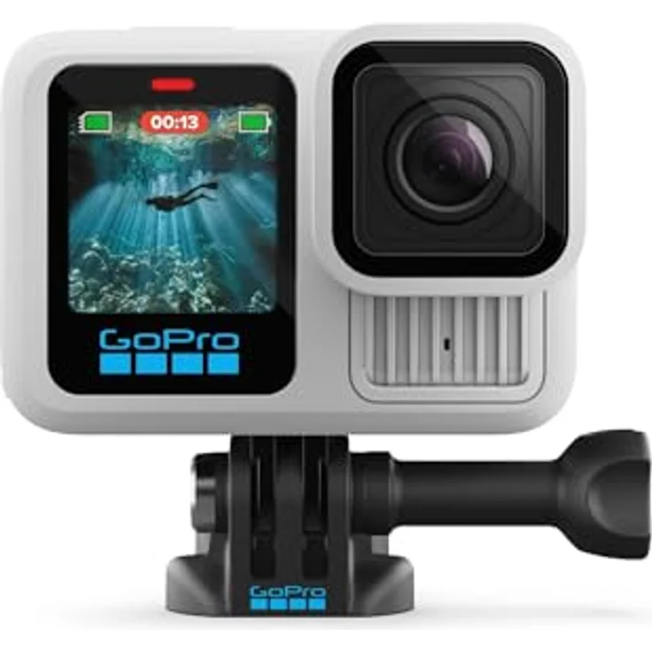 GoPro HERO13 Black, Action Cam in Polar White, 5,3K 60p, Bluetooth, WLAN, HyperSmooth 6.0 Stabilisierung – Bild 2