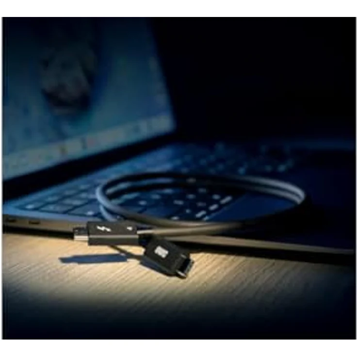 OWC USB-C Kabel, 2 Meter Thunderbolt 3, 20Gb/s, Schwarz, 8K Unterstützung – Bild 5