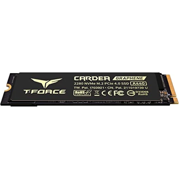 Team Group CARDEA A440 2 TB SSD, schwarz-gold, PCIe 4.0 x4, NVMe 1.4, M.2 2280 – Bild 3
