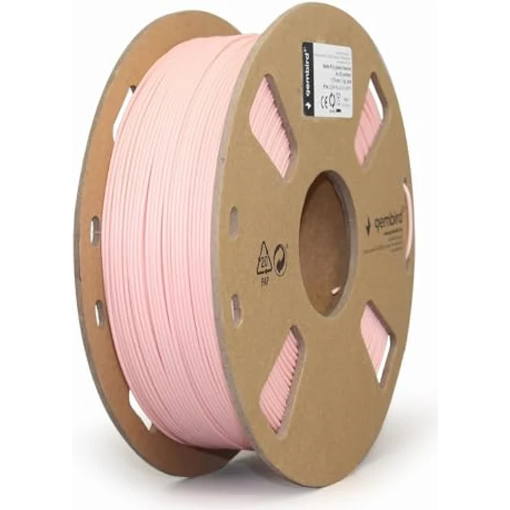 GEMBIRD3 Matte PLA Filament, Pink, 1,75 mm, 1 kg - Hochwertiges 3D-Druckmaterial, einfach zu bedienen