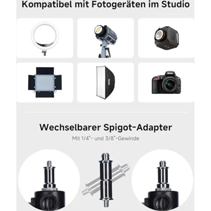 Rollei Profi Lampenstativ 285 cm – Bild 6