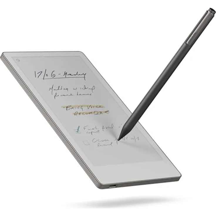 REMARKABLE Paper Pro Move + Marker Plus Digitales Notizbuch, Grau – Bild 1
