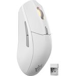 SteelSeries Rival 3 Wireless Gen 2, Gaming-Maus mit 2,4 GHz und Bluetooth, 18.000 DPI TrueMove Air-Sensor, 200 Std. Akkulaufzeit, ultraleicht, PTFE-Gleitfüße, Weiß
