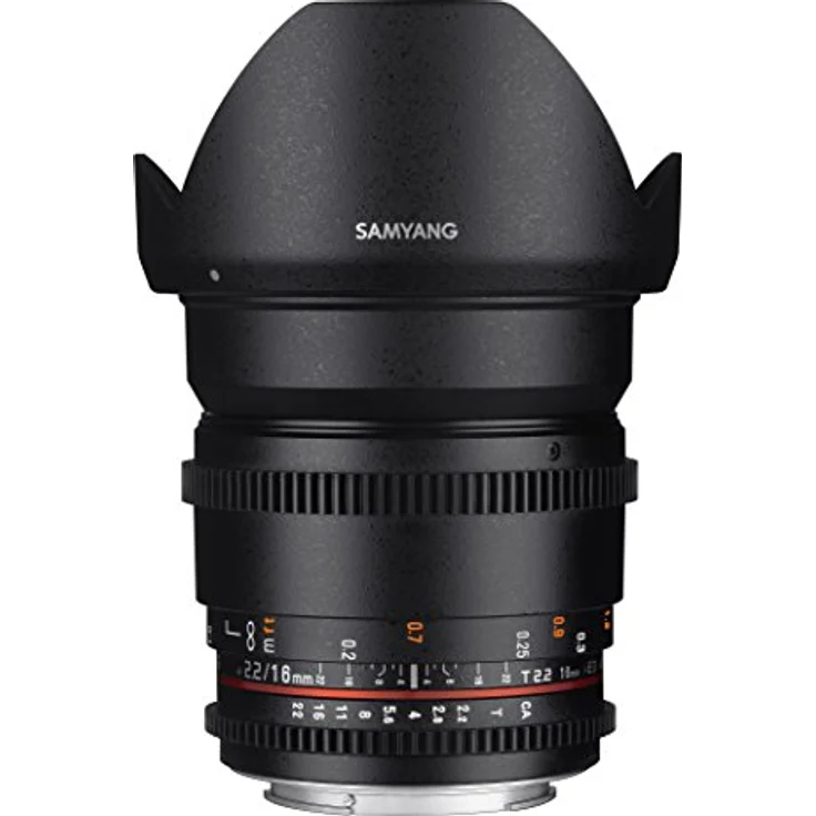 SAMYANG 13016T2.2SE T2.2 VDLSR ED UMC CS II Objektiv für Anschluss Sony E-Mount (16mm) – Bild 2