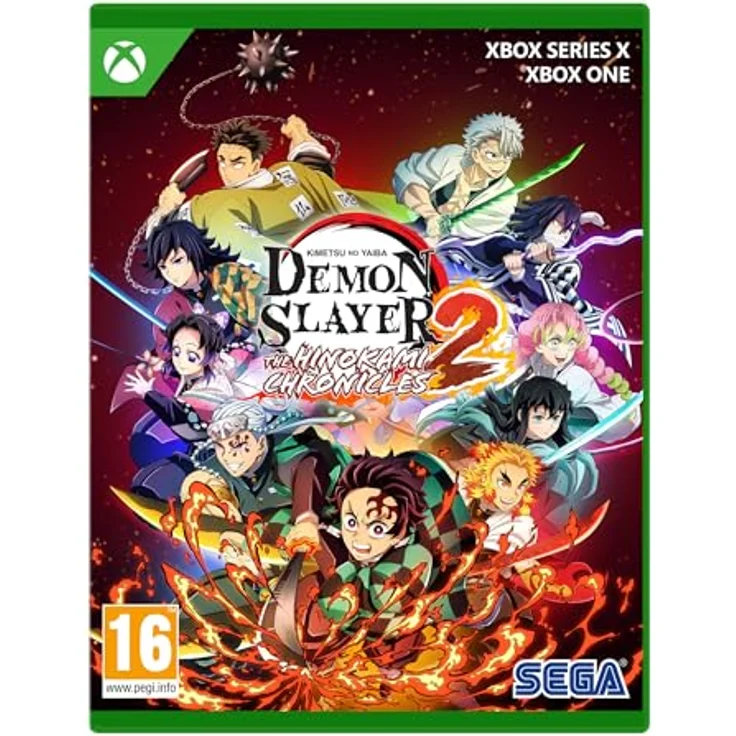 SEGA Dämon Slayer -Kimetsu no Yaiba- The Hinokami Chronicles 2, Xbox Series X-Spiel mit intensiven Kampfmechaniken und Dämonenbekämpfung – Bild 1