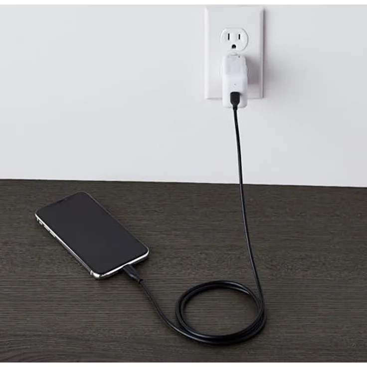 AmazonBasics - USB-C-auf-Lightning-Kabel, MFi-zertifiziertes Ladekabel für iPhone 11-11 Pro-11 Pro max-X-XS-XR-XS Max - 8-8 Plus, für Typ-C Ladegeräte, Unterstützt Power Delivery, Schwarz, 91,44 cm – Bild 6